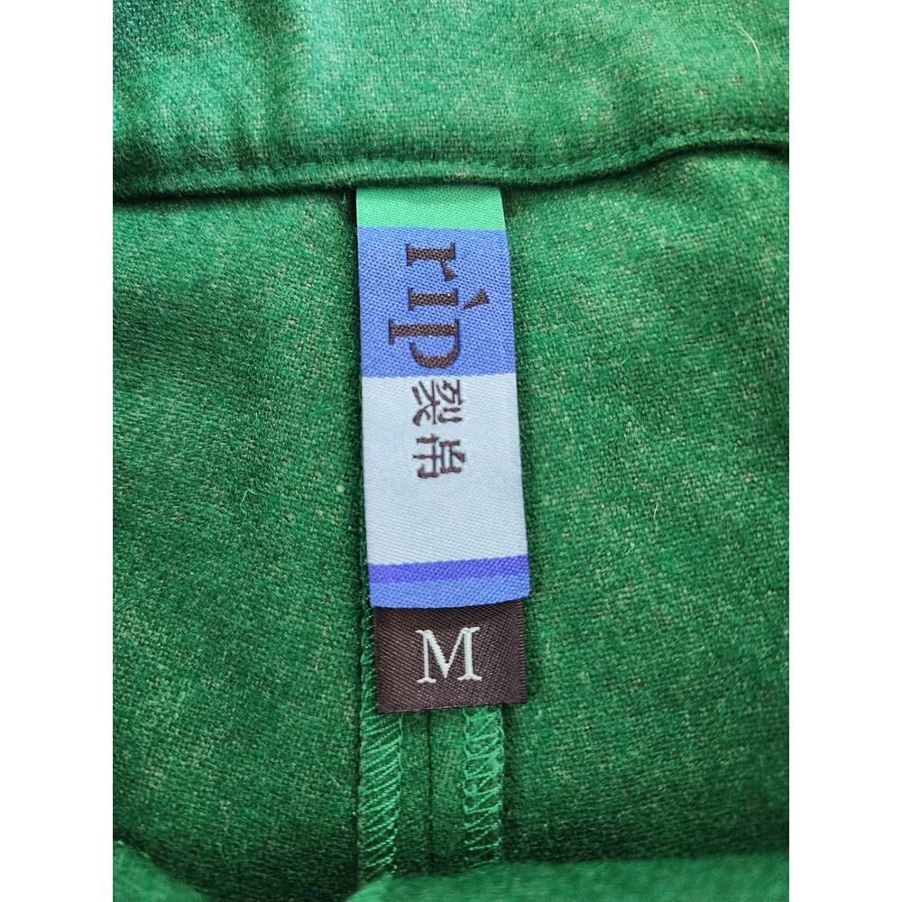 Ri'p Emerald Green Wool Blend Tailored Cuffed Shorts Womens Size Medium - Picture 3 of 4